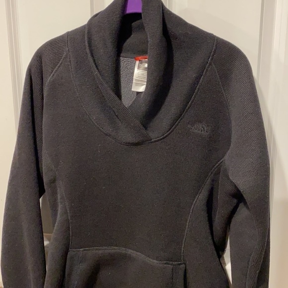 North Face Ribbed Shawl Collar Thick Pullover - Picture 2 of 13